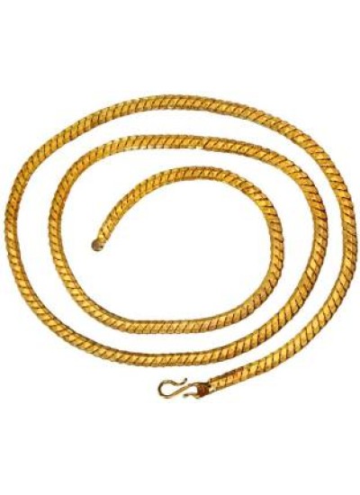Impressive Stylish Double Curb Micro Men & Boys Gold-Plated Chain