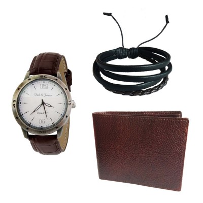 Buy Online Multistrand Leather Heart Charm Bracelet By Menjewell, jewellery for men