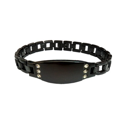 High End Luxury Unisex Mens Leather Bracelet With Aolly Buckle And