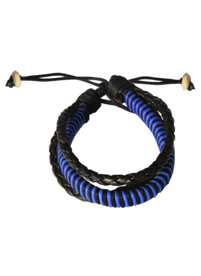 Ayyufe Men Leather Bracelets Pack Of 4 Men Leather Adjustable Braided Rope Bangle  Bracelet Wrist - Walmart.com
