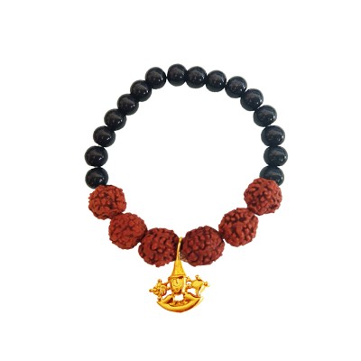 5 Mukhi Rudraksha Bracelet Sawan Genuine Rudraksh Beads Health Success  Wisdom | eBay